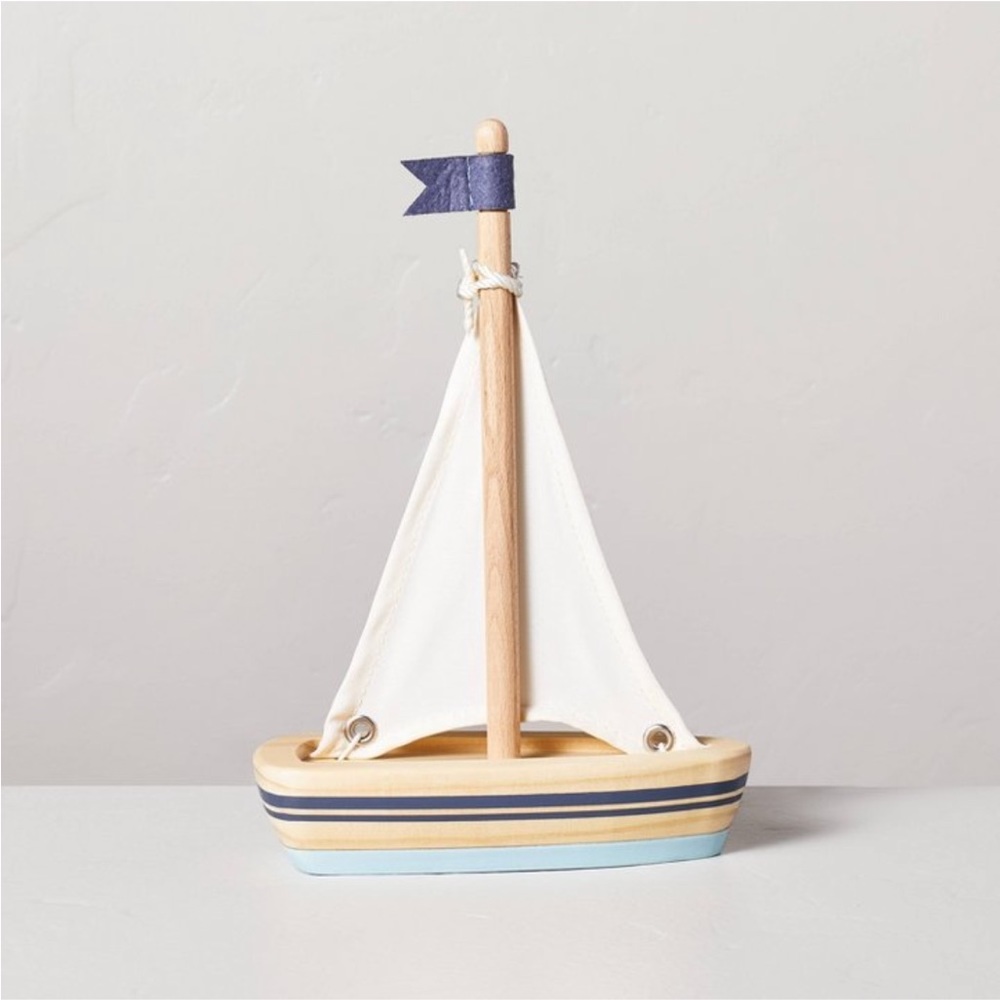 Toy Nautical Sailboat from Hearth & Hand with Magnolia.